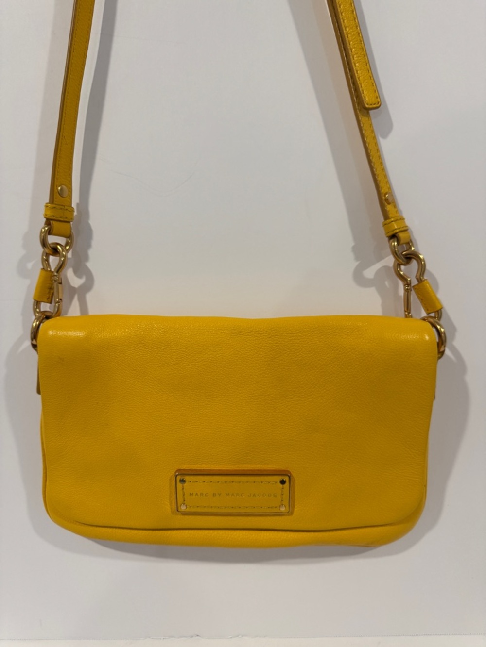 Marc by Marc Jacobs Yellow Leather Crossbody Bag